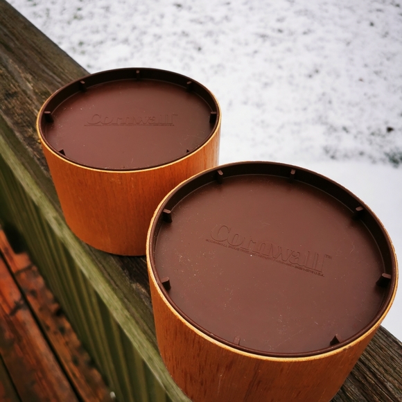 Vintage Wooden Stackable Coffee and Tea Canisters - Picture 7 of 14